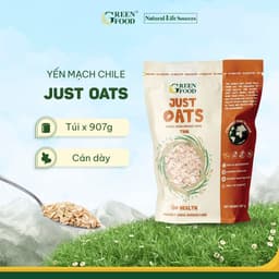 Thumbnail Yến mạch Chile JUST OATS nguyên chất cán dày | Túi 907g - Ăn Liền, Túi Tiện lợi, nhập khẩu Chile 1