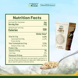 Thumbnail Yến mạch Chile Just Oats nguyên cám nguyên hạt | Túi 907g, giàu chất xơ, hạt dinh dưỡng 3