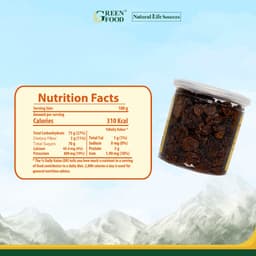 Thumbnail Nho khô vàng Chile Just Snack kích cỡ medium, làm khô tự nhiên | Hộp 250g, Đồ ăn Vặt Healthy 3