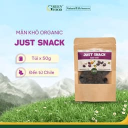 Thumbnail Mận khô Just Snack Green Food kích cỡ medium | Túi 50g 1