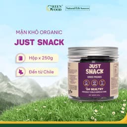 Thumbnail Mận khô Chile Dried Prunes Just Snack thương hiệu Green Food kích cỡ medium | Hộp 250g 1