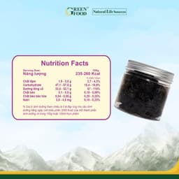 Thumbnail Mận khô Chile Dried Prunes Just Snack thương hiệu Green Food kích cỡ medium | Hộp 250g 3