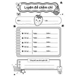 Thumbnail Sổ kế hoạch luyện đề: ghi chép mục tiêu ,nhật ký hàng ngày và kết quả làm đề - Nhà sách ôn luyện 2