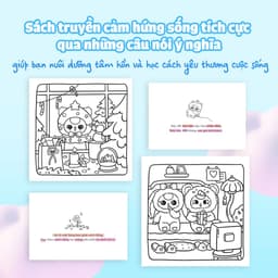 Thumbnail Sách tô màu Baby Three & Cầu vồng cảm xúc 4