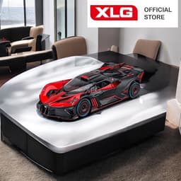 Thumbnail Mô hình xe Bugatti Bolide 1:24 cao cấp bằng hợp kim có chức năng phun khói 3