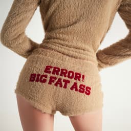 Thumbnail TATICHU - Error Embroidered Mohair Mini Shorts - Quần Short Mini Mohair Thêu Chữ 1