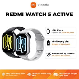 Thumbnail Đồng Hồ Thông Minh Xiaomi Redmi Watch 5 ACTIVE / Watch 5 LITE | Nghe Gọi Bluetooth | Chống Nước | Bảo Hành 12 Tháng 4