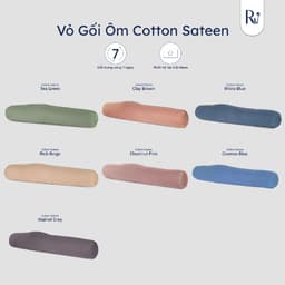 Thumbnail Vỏ Gối Ôm Cotton Sateen Ru9 2