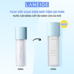 Thumbnail Toner Dưỡng Ẩm Phục Hồi Bảo Vệ Da Laneige Water Bank Blue HA Toner 160ml Cho Da Thường & Khô 1