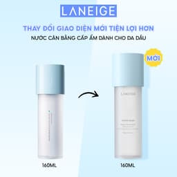 Thumbnail Nước Cân Bằng Dưỡng Ẩm Cho Da Dầu Laneige Water Bank Blue HA Toner 160ml 1
