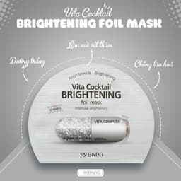Thumbnail Combo 10 Mặt Nạ BNBG Hỗ Trợ Sáng Da BNBG Vita Cocktail Brightening Foil Mask 30mlx10 3