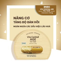 Thumbnail Combo 10 Mặt Nạ BNBG Hỗ Trợ Chống Lão Hóa, Giảm Nếp Nhăn BNBG Vita Cocktail Age Foil Mask 30mlx10 2