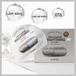 Thumbnail Mặt nạ Sáng da BNBG Vita Cocktail Brightening Foil Mask Intensive Whitening 30ml (Miếng lẻ) 3