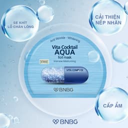 Thumbnail Mặt nạ cấp ẩm chuyên sâu BNBG Vita Cocktail Aqua Foil Mask Intensive Moisturizing 30ml (Miếng lẻ) 3
