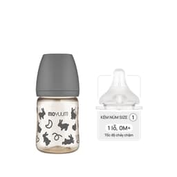 Thumbnail Bình sữa PPSU Moyuum - Thỏ đen - 170ml - Kèm núm 1 3
