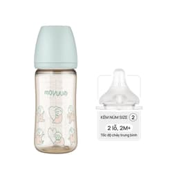 Thumbnail Bình sữa PPSU Moyuum - Ogu xanh - 270ml - Kèm núm 2 3