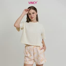 Thumbnail Bộ phối quần short nỉ và áo thun cotton cho mùa Giáng Sinh BST030W41 1