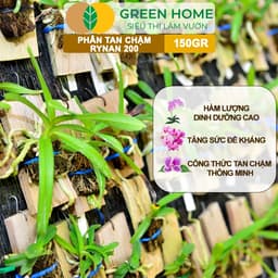 Thumbnail Phân Tan Chậm Greenhome, Rynan 200, Chai 150gr, Dành Cho Phong Lan Con, Bonsai Kích Chồi, Dưỡng Chất 2
