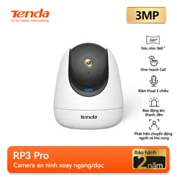 Thumbnail Camera Wifi Tenda Trong Nhà RP3 Pro FHD 3MP,2K Quay Quét 360°| Đàm Thoại 2 Chiều | ban đêm CCTV 1