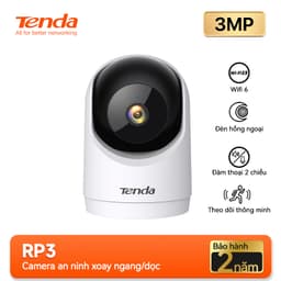 Thumbnail Camera Wifi Tenda Trong Nhà RP3/RP3 Pro/RP7 FHD 3MP/5MP,2K Quay Quét 360°| Đàm Thoại 2 Chiều | Camera IP 1