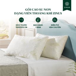 Thumbnail Gối Cao Su Non Dạng Viên Siêu Thoáng Khí Êm Ái Công Nghệ Độc Quyền Ultima Shredded Zinus 1