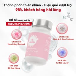 Thumbnail Combo Nước uống Hebora Collagen Drink 50ml và Viên uống Hebora Premium 3