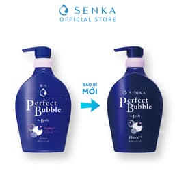 Thumbnail Sữa tắm dưỡng ẩm hương hoa tươi mát Senka Perfect Bubble for Body Floral Plus n 500ml_13729 1