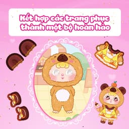 Thumbnail Sách Mini Fashion - Baby Three (Bóc dán hơn 100+ stickers váy, phụ kiện xinh đẹp) cho bé gái 4
