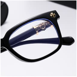 Thumbnail Gọng kính cận thời trang nam nữ ANDU phong cách Chrome Heart dáng vuông nhựa cao cấp - 2273 4