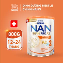 Thumbnail Sữa bột Nestlé NAN INFINIPRO A2 2 800g nhập khẩu Thụy Sĩ  với sự kết hợp độc đáo giữa đạm quý A2 và 5HMO 1