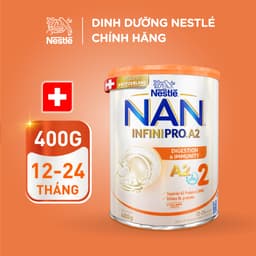 Thumbnail Sữa bột Nestlé NAN INFINIPRO A2 2 400g nhập khẩu Thụy Sĩ với sự kết hợp độc đáo giữa đạm quý A2 và 5HMO 1