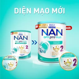 Thumbnail Sữa bột Nestlé NAN OPTIPRO PLUS 2 800g nhập khẩu Thụy Sỹ với 5HMO 2