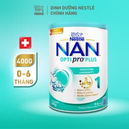 Thumbnail Sữa Bột Nestlé NAN OPTIPRO PLUS 1 400G/lon với 5HMO Sản Xuất tại Thụy Sĩ 1