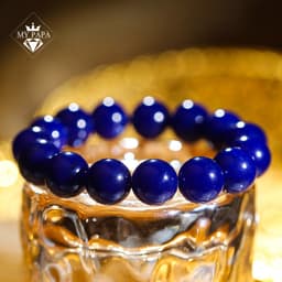 Thumbnail Vòng Tay Chalcedony Xanh Hoàng Gia Brazil MYPAPA - Tăng Cường Trí Tuệ Bảo Hộ Bình An 3