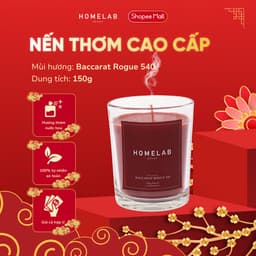 Thumbnail Nến Thơm 150G - Lựa Chọn Mùi Nước Hoa Niche Tom Ford, Jo Malone - Sáp Tự Nhiên Cao Cấp - HOMELABSCENT 1