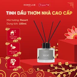 Thumbnail Nước hoa thơm phòng mùi khách sạn RESORT, tinh dầu khuếch tán mùi hương thiên nhiên thư thái, dễ chịu 100ml_HOMELAB 1