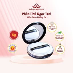Thumbnail Minisize Phấn Phủ Ngọc Trai Phấn Nụ Hoàng Cung màu trắng/ màu da 5g 2