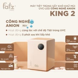Thumbnail Máy tiệt trùng sấy khô khử mùi FATZBABY UVC LED- KING 2- 19L -FB4799BT công nghệ khử mùi Anion 3