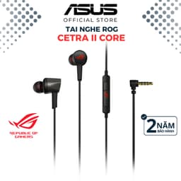 Thumbnail Tai nghe ASUS ROG CETRA II CORE 3.5mm Đen 90YH02V0-B2UA00 BẢO HÀNH 24 THÁNG 1