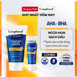 Thumbnail Bộ Chăm Sóc Da Mặt Kem Giảm Thâm Chấm Mụn Compliment Smoothe 25ml & Sữa Rửa Mặt Da Dầu Mụn 200ml 1