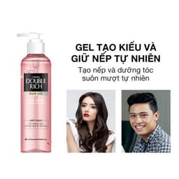 Thumbnail Gel Tạo Kiểu Double Rich Strong Giữ Nếp Hair Gel 250ml - Gel Vuốt Giữ Nếp Tóc 4