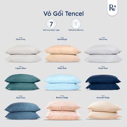Thumbnail Bộ Vỏ Gối Tencel Ru9 2