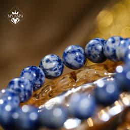 Thumbnail Vòng Tay Lapis Lazuli Thanh Hoa Từ Afghanistan MYPAPA - Trang sức Phật Giáo 2