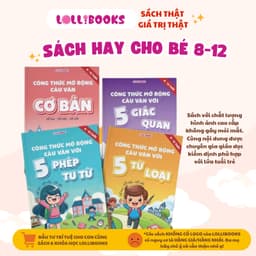 Thumbnail Sách Cho Bé - Bộ 4 Cuốn Sách Lollibooks Các Công Thức Mở Rộng Câu Văn 1