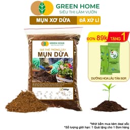 Thumbnail Mụn Xơ Dừa Greenhome, Sfarm, Bao 500gr, Đã Qua Xử Lý, Chuyên Trồng Rau, Hoa Màu, Cây Ăn Trái 1