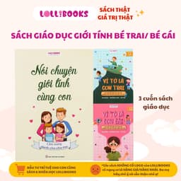 Thumbnail Sách Giáo Dục Cho Bé Lollibooks - Vì Tớ Là Con Gái - Vì Tớ Là Con Trai - Nói Chuyện Giới Tính Cùng Con 1