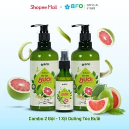 Thumbnail Combo 2 Dầu Gội Tinh Dầu Bưởi Mọc Tóc Phục Hồi Tóc BFO Behair 500ml 2