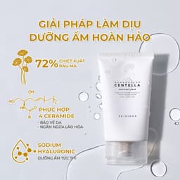 Thumbnail Kem dưỡng da giảm mụn Chiết Xuất Rau Má Skin1004 Madagascar Centella Soothing Cream 75ml (Mẫu mới) 2