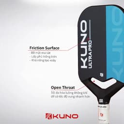 Thumbnail Vợt Pickleball KUNO ULTRA PRO Chính Hãng, phù hợp mọi người chơi, dòng Carbon T700 cao cấp bền bỉ 4