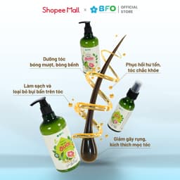 Thumbnail Dầu Gội Bưởi Dưỡng Tóc Tinh Dầu Bưởi Mọc Tóc Phục Hồi Tóc BFO Behair 500ml 4
